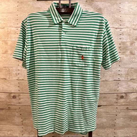 Host Pick! Polo by Ralph Lauren Striped Polo Shirt Sz L - Picture 2 of 7